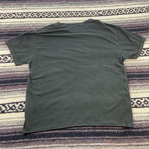 Retrobrand Blondie Band #74 Varsity Jersey Style Tee T-Shirt Faded Black XSmall - Picture 5 of 9